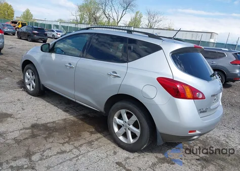 2009 Nissan Murano Sl из США, поврежденный, VIN JN8AZ18U09W015863